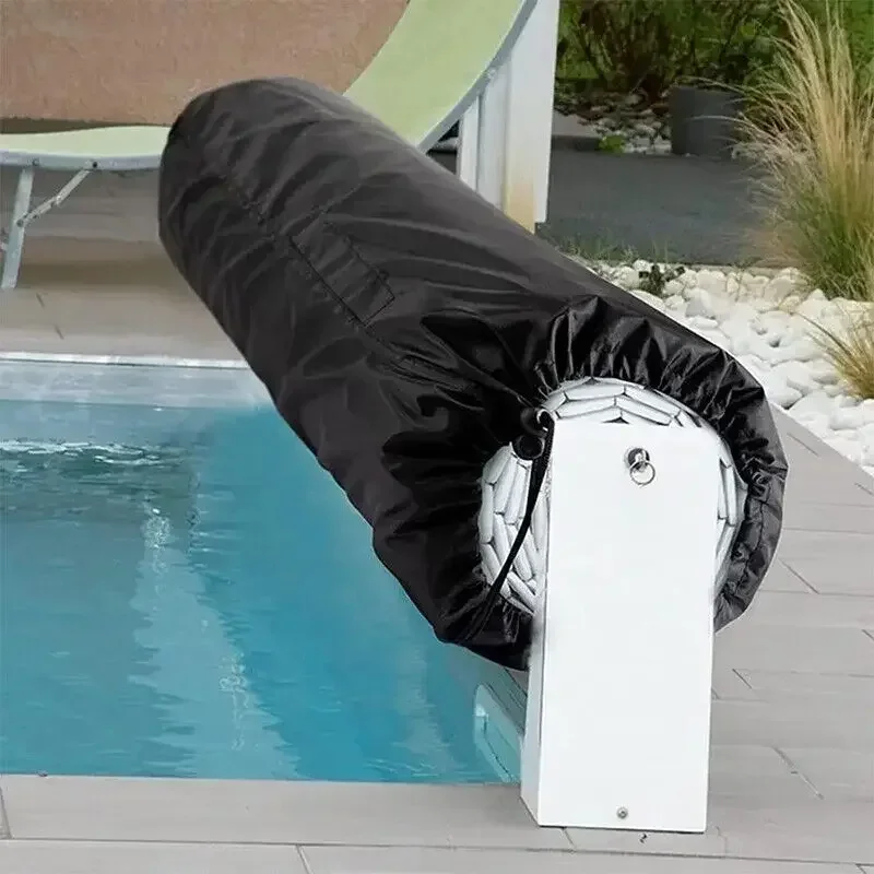 190D Waterproof Heavy Duty Swimming Pool Solar Reel Protective Cover Dustproof Cover Outdoor Waterproof UV Protective