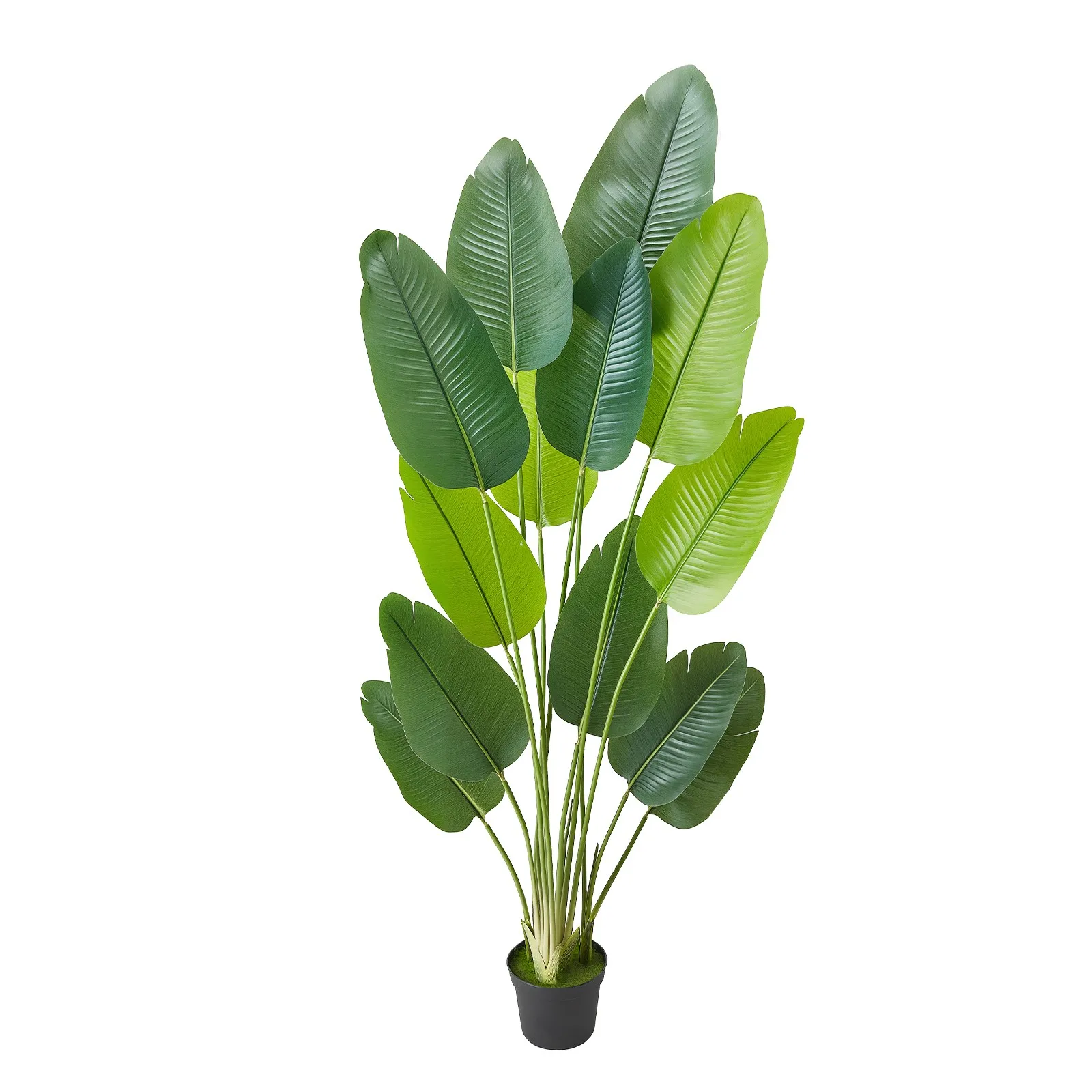 

6ft Artificial Birds of Paradise Tree Faux Fake Plant w/ Pot Home Decor