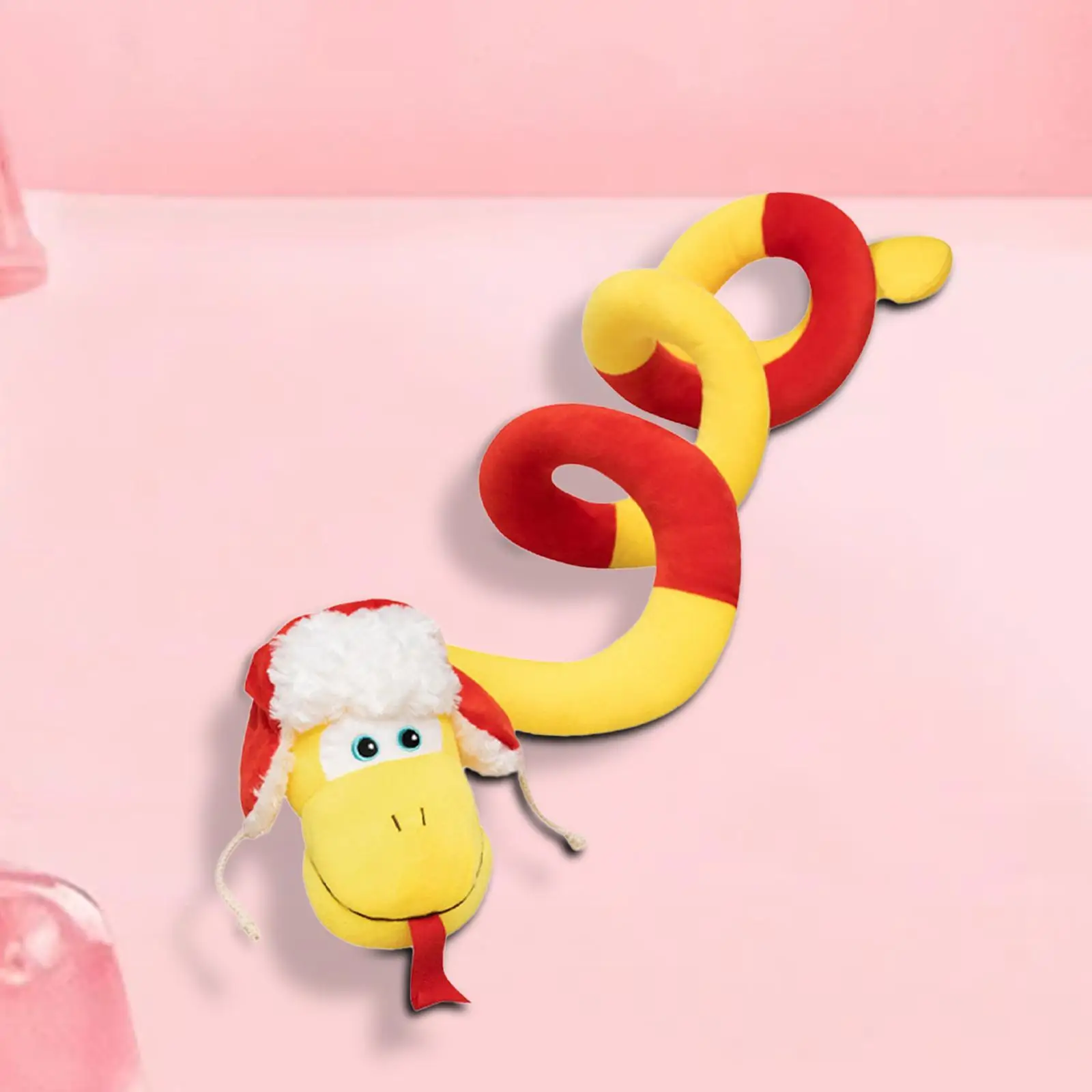 Chinese New Year Snake Plush Toy Creative for Office Party Favor Living Room