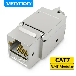 Vention RJ45 Connector 10Gbps Network Extender Extension for Cat8 Cat7 Cat6 Ethernet Cable Adapter Gigabit Female to Female