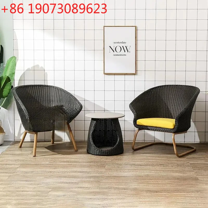 

Modern Chaise Longue Big Back Chairs Set Coffee