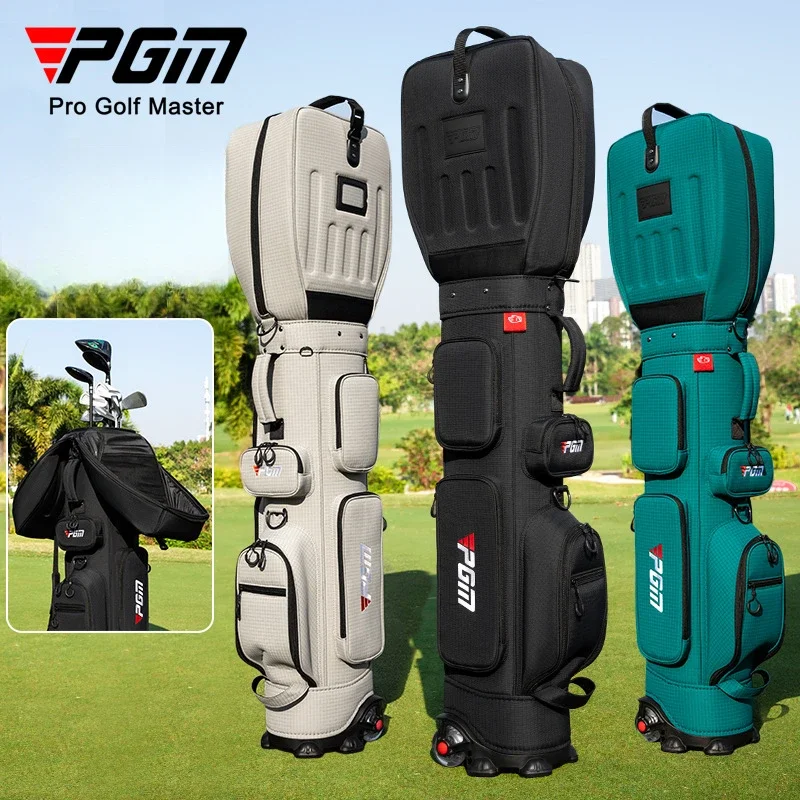 

PGM Golf Aviation Bag 3D Plus Hard Bag Hat Belt Pulley Unisex Travel Large Cacipity Waterproof QB177 Suitable for Beginners