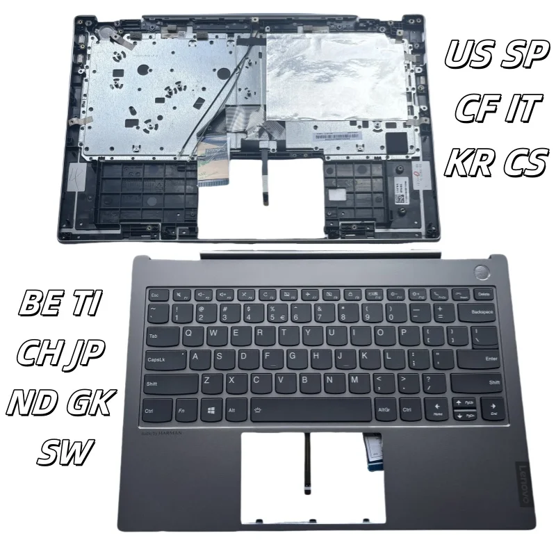 

Laptop/Backlit Keyboard Case/Case/Palm Rest Keyboard for Lenovo ThinkBook 13S-IWL K3-IWL V6 PRO-13IWL