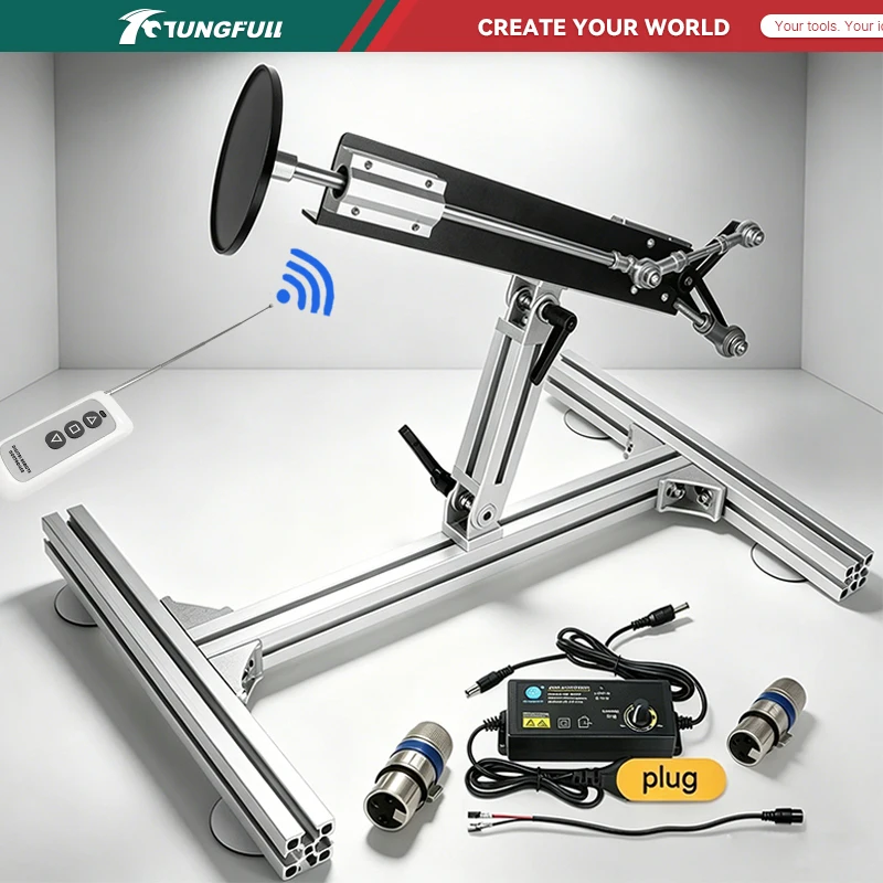 Remote Control DC 24V Telescopic Linear Actuator 30-150mm Stroke With 775 Motor Greater Thrust 200RPM Optional Stand Suction Cup