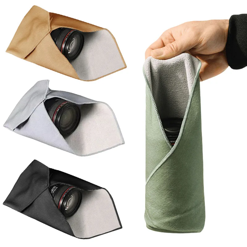 

Пылезащитная самоклеящаяся ткань для обертывания объектива для камеры, планшета, мобильного телефона, защитная пленка, мягкая ткань для чистки, вставка для сумки для камеры