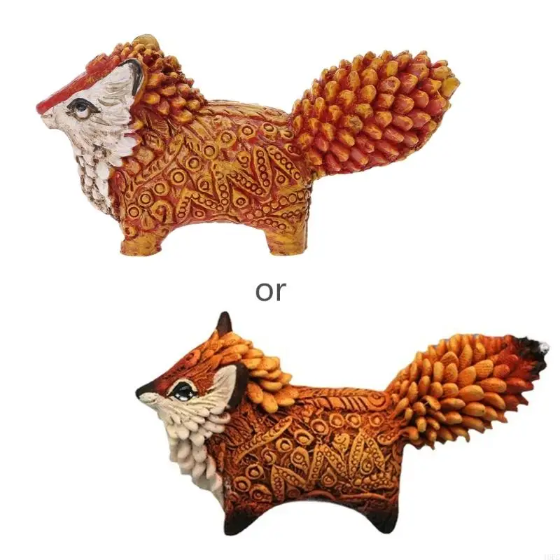 

16FC Animal Figurines Resin Statue Sculptures Home Decorations Garden Décor