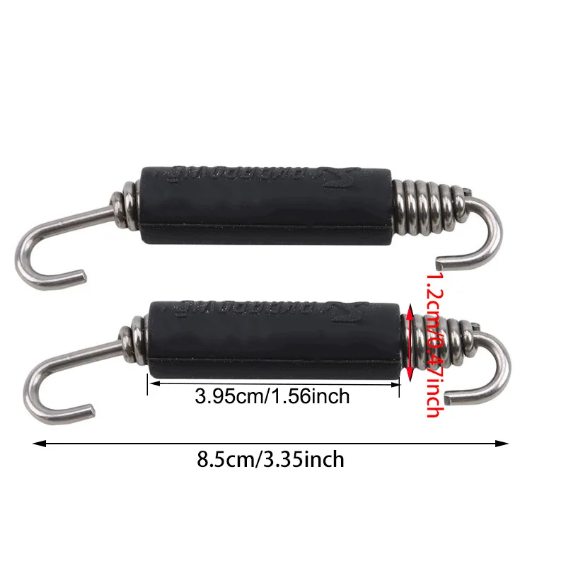 2PCS Exhaust Pipe Spring Hook Motorcycle Stainless Steel Spring Hooks For Akrapovics SC Project AR Exhaust Pipe