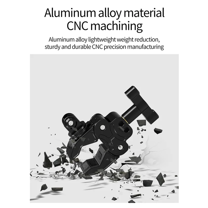 AA08-عالمي 3 بطاقات أمامية وخلفية 180 °   تعديل سوبر المشبك منصب الكاميرا المقود القطب أنبوب ترايبود حامل كاميرا مكتب