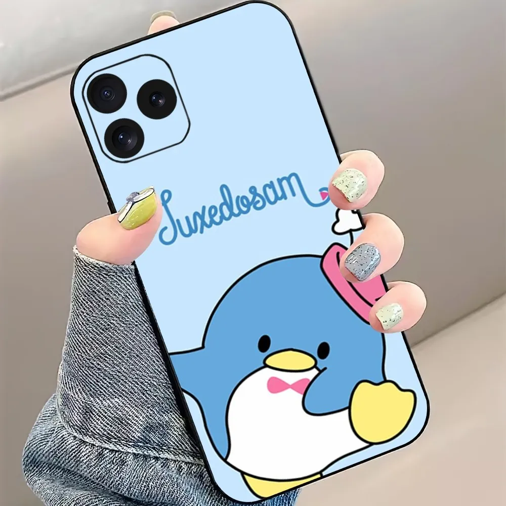 MINISO Sanrio Tuxedosam Phone Case For iPhone 8 11 12 13 Pro 14 15 Mini X XR XS max Plus Shell