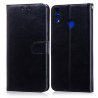 Honor 8X Case Soft Leather Wallet Flip Case For Huawei Honor 8X Case Coque Soft Tpu Wallet Phone Case for Honor 8X Fundas Coque