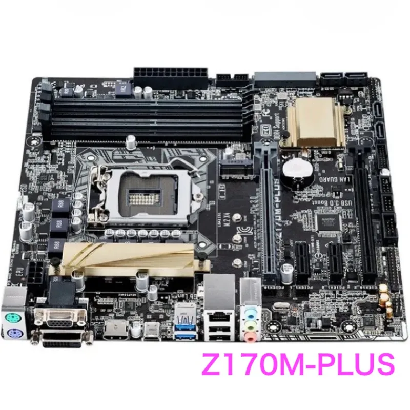 Suitable For ASUS Z170M-PLUS Desktop Motherboard LGA 1151 DDR4 PCI-E 3.0 Micro ATX Z170 Mainboard 100% Tested OK Fully Work