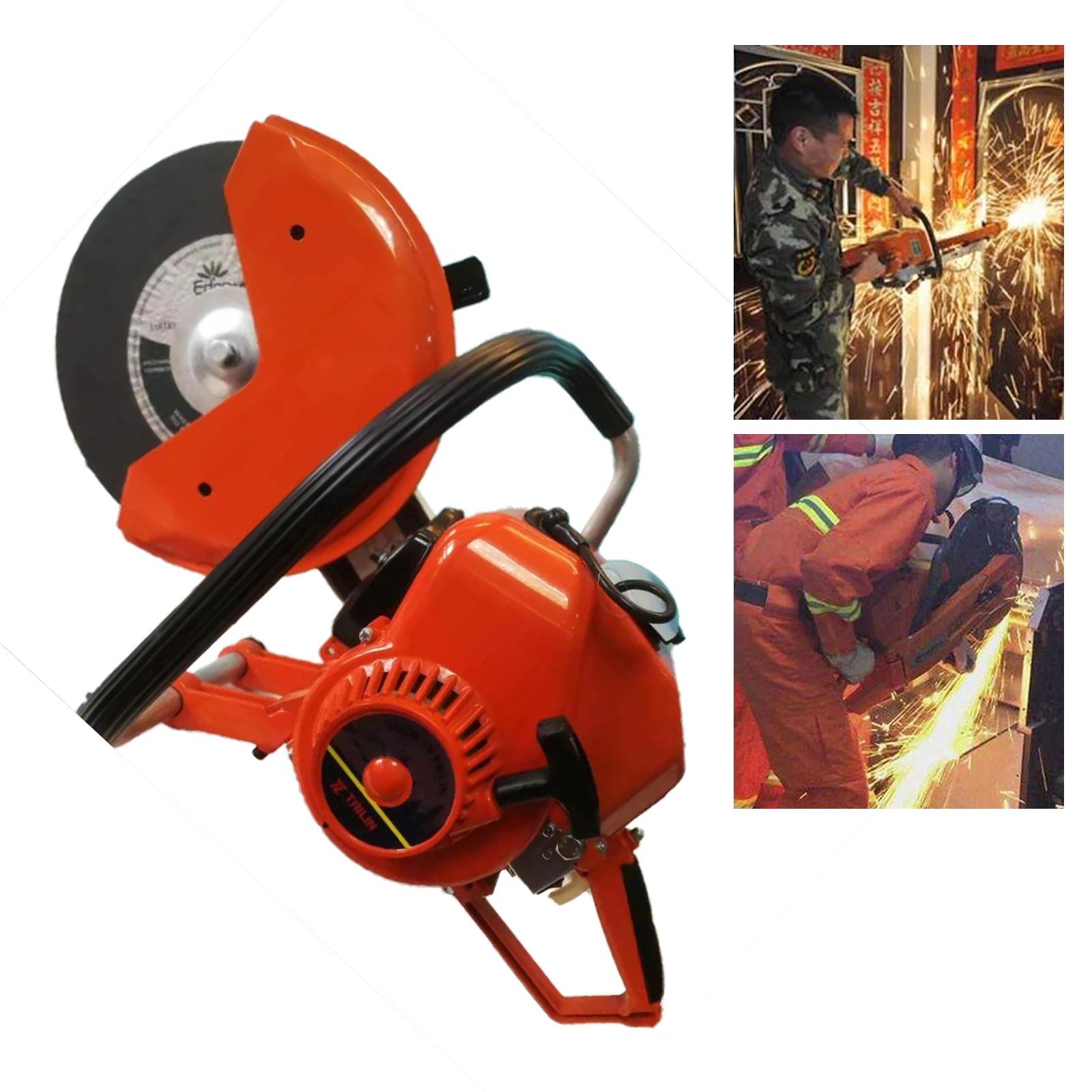 Petrol Demolition Saw Concrete Cutter Metal Concrete Cut Off Saw Precise For Metal Stone Grinding/Sanding/Cutting