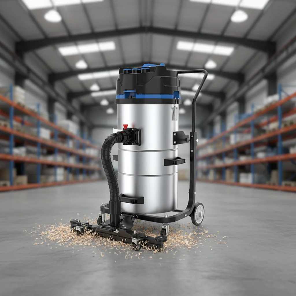 

80L 5400W Electric Industrial Vacuum Cleaner Wet & Dry Floor Commercial Metal Powder Industrial Vacuum Cleaner