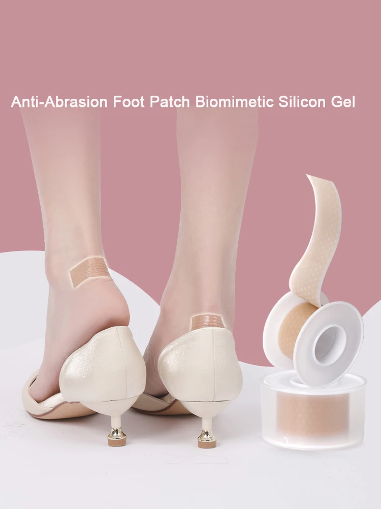 Heel Cups for High Heel Protector Bionic Silicone Gel Ultifunctional Invisible Women's Adhesive Patch Cushion Shoes Accessories