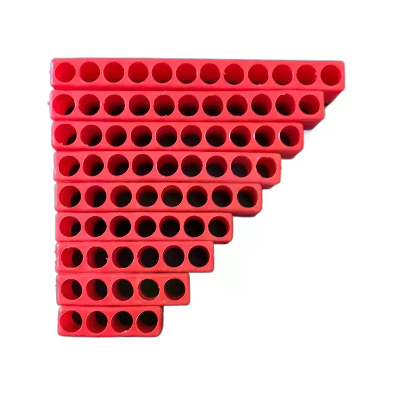 6.35mm Bit Holder 10 Hole 1/4 Holder Screwdriver Storage Box Hex Shank Screwdriver Plastic Screwdriver Storage Screwdriver Bit