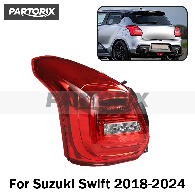 Rear Bumper Taillight  For Suzuki Swift 2018-2024 Driving Light Outer Tail Light Rear Brake Light