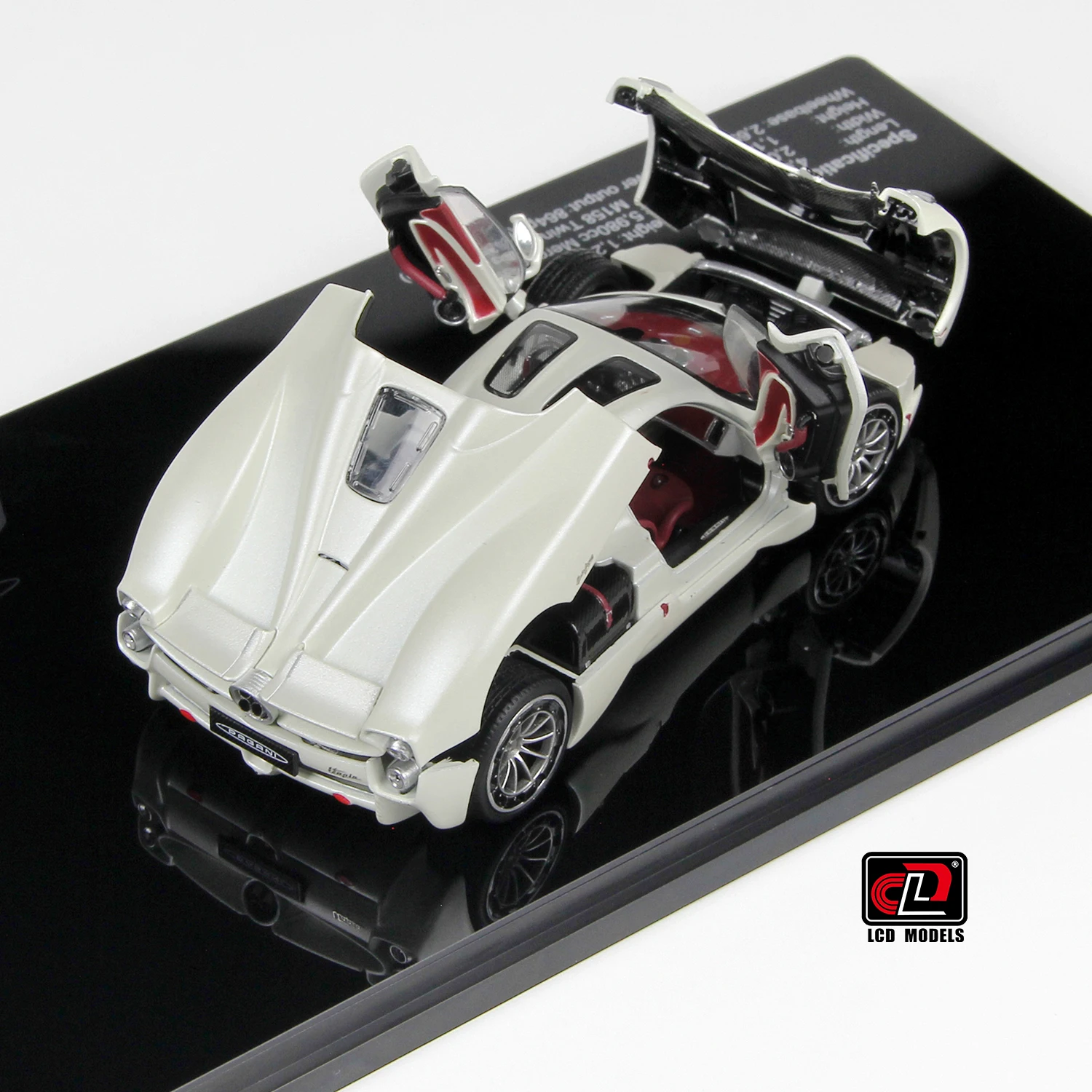 Pre-sale model LCD 1:43 scale New Pagani Utopia alloy Full open car model Sports car Metal car model Static display Holiday