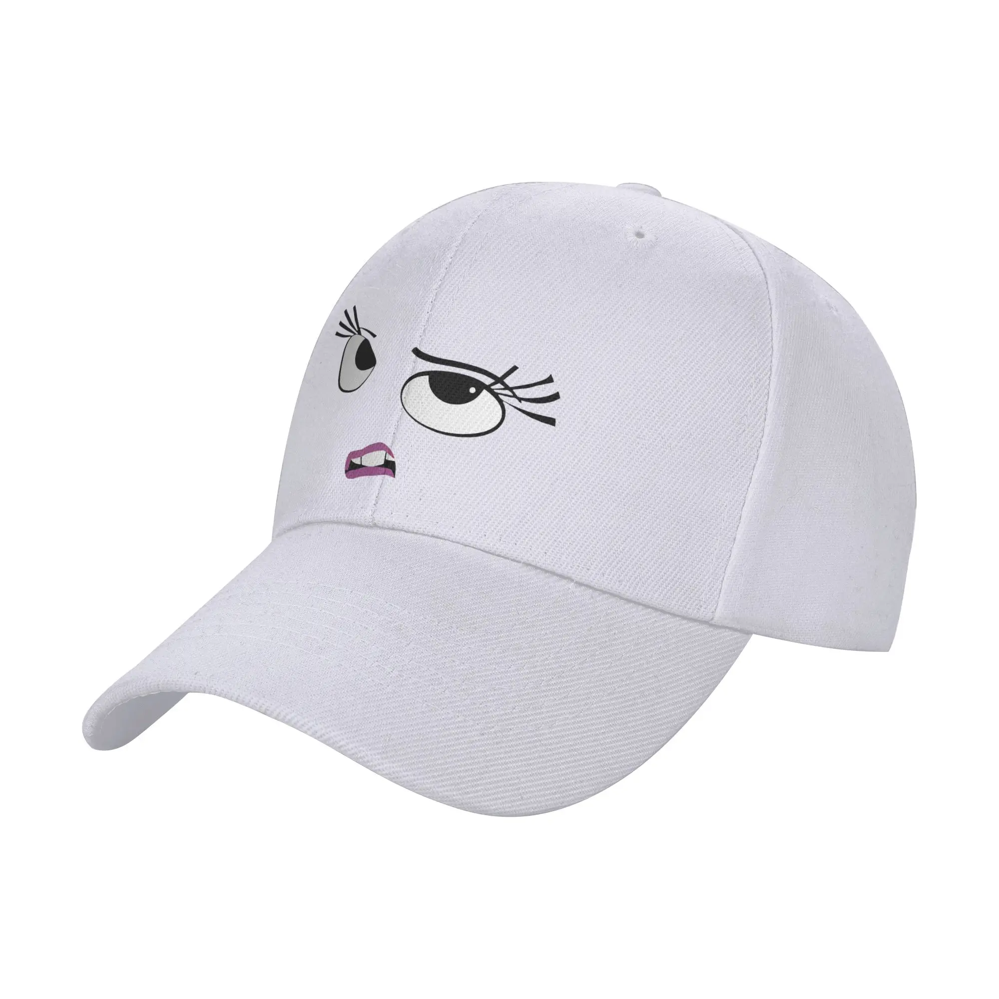 Inside Out 2 Disgust Face Baseball Cap Adult Hip-Hop Trucker Hat Dad Hat Adjustable Polyester Sports Cap