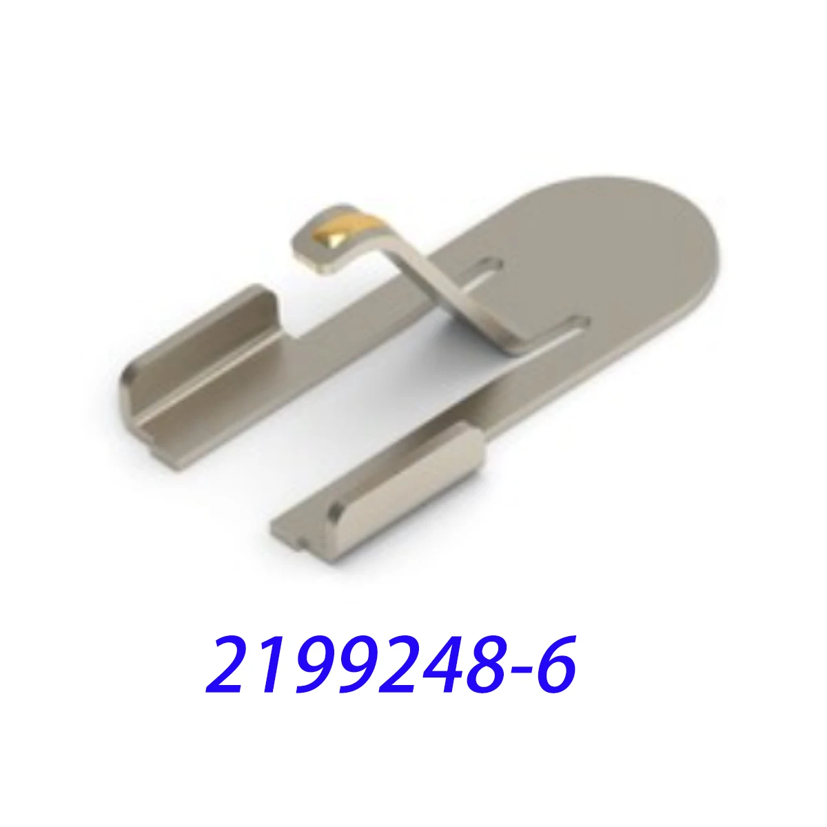 20PCS 2199248-6 NEW Original Antenna Shrapnel C-Clip PCB Spring Contact Scalable Side Protected Rectangular Connector 3.9x1.6mm