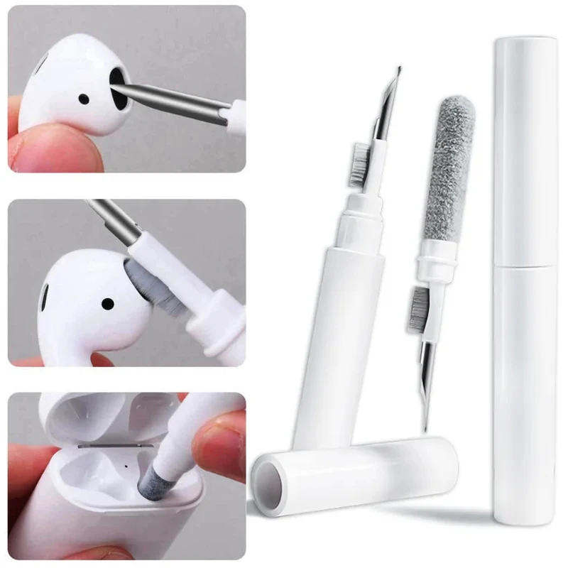 Bluetooth Earphones Cleaner Kit for Airpods Pro 1 2 3 Earbuds Pen Brush Wireless Headphones Case Cleaning Tools for Cell Phone