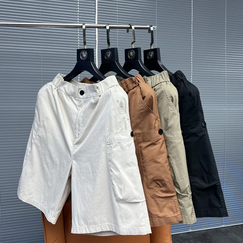 

Svip Summer Casual Pants Men's Loose Fit Cotton Trousers Faionable A-Line ape ket Comfortable Breathable Men's Trousers