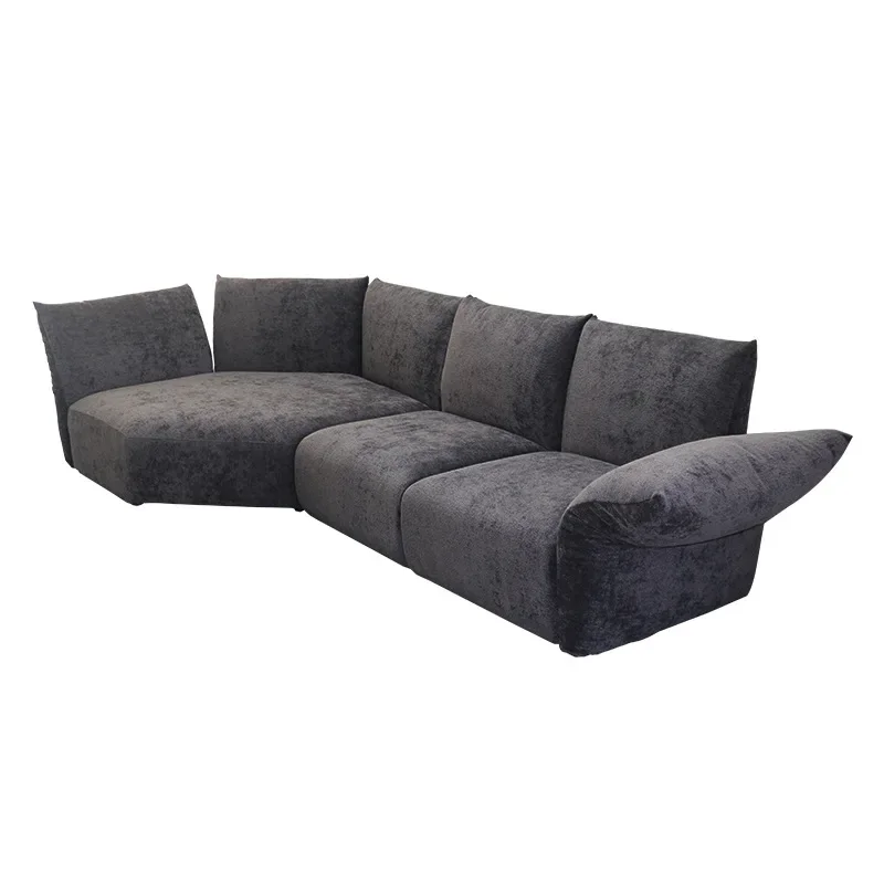 

Living room fabric Internet celebrity petal sofa designer special-shaped villa