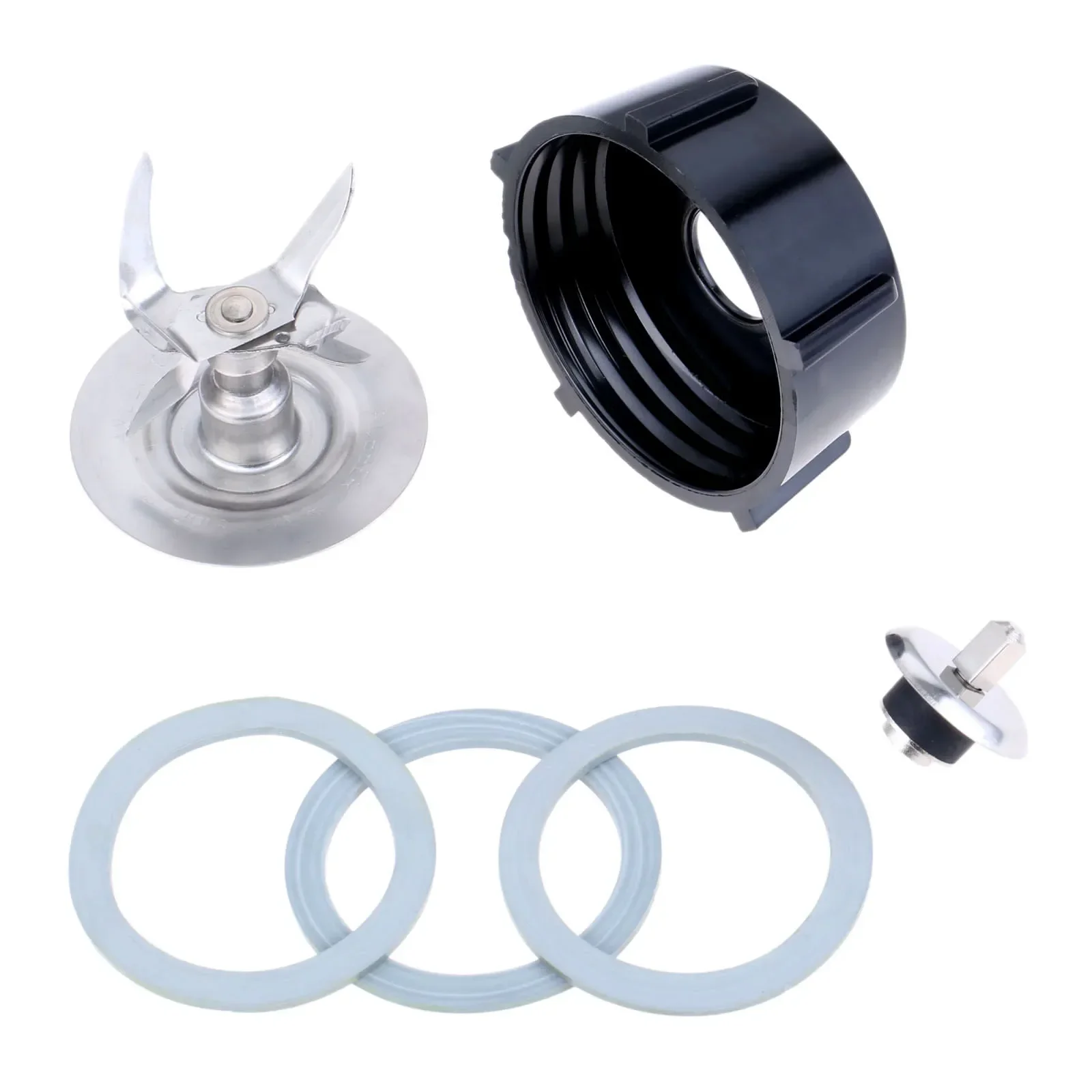 

Blender Ice Blades Parts with Sealing Rings Gaskets Coupling Stud Slinger Pin Kit for Oster Osterizer 5&6 Cup Glas /Plastic Jars