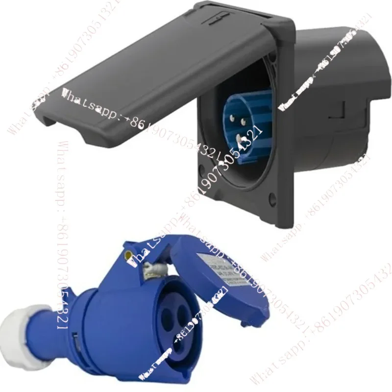RV 220V mains input socket modified car accessories external power plug waterproof external interface socket cover