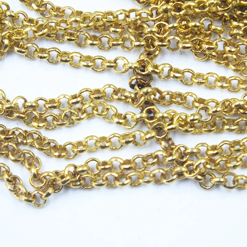 200M  2.2mm antique bronze plated extender chain