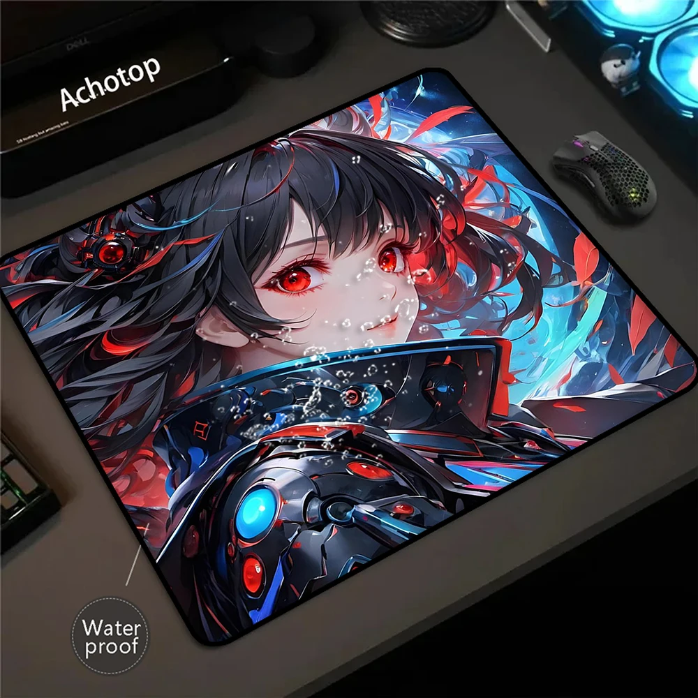 

Aniem Girl 100% Waterproof Gaming Mouse Pad Computer Mousepad Game Mouse Mat Gamer Accessories Keyboard Pads Desk Mat 40x45cm