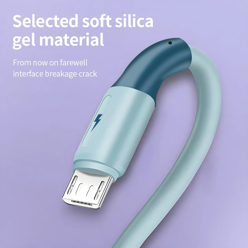 كابل شحن سريع 3 في 1 بقدرة 66 وات USB-A إلى سلك Lightning Micro Type C للهاتف المحمول الكل في خط واحد لهاتف آيفون وسامسونج وهواوي أوبو #5