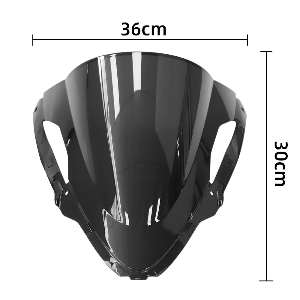 Motorcycle Elevated Version Screen Windshield Fairing Windscreen Baffle Wind Deflectors For KAWASAKI ZX-6R ZX6R NINJA 6R 2024-