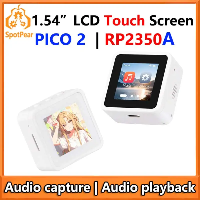

Raspberry Pi Pico 2 RP2350A 1.54inch TouchScreen 1.54 inch LCD Display Development Board 240×240