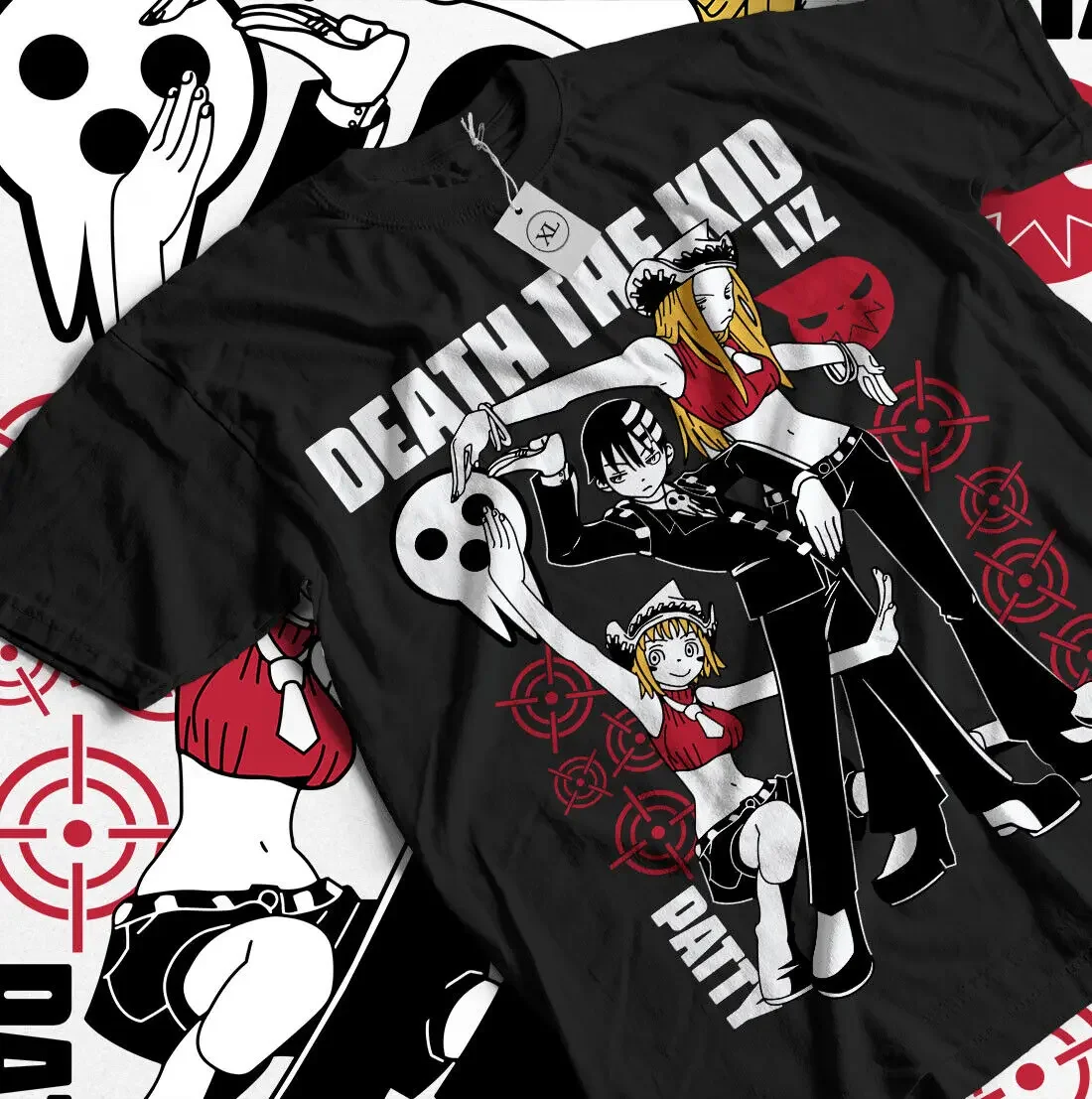 

Soul Eater T-Shirt Death the Kid Japanese Anime Black Star Gift Shirt All Size