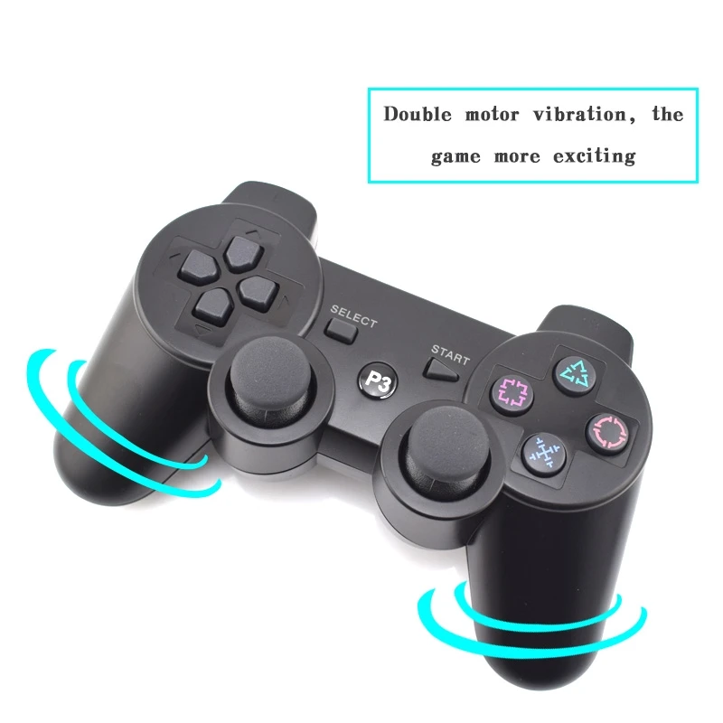 DATA FROG Wireless Bluetooth-compatible For PS3 Console Vibration Joystick for Play Station 3 Gamepad For PC