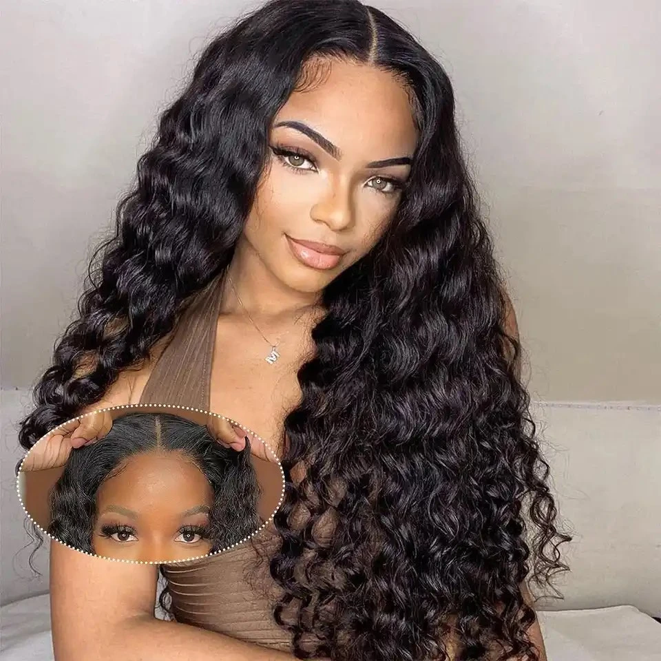 

Ali Bff Wear And Go Water Wave Wig Pre Cut Pre Plucked Glueless Wig 4x6 Hd Closure Human Hair Wig Brazilian Human Hair Wigi