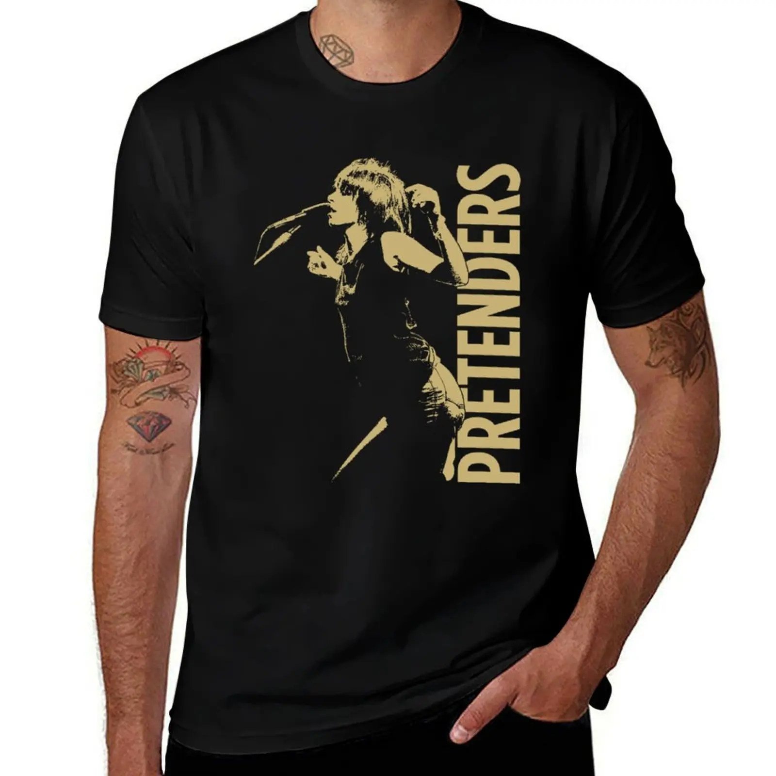 

Pretenders Hynde - Band T-Shirt oversized plus sizes Funny t-shirt t shirts for men pack
