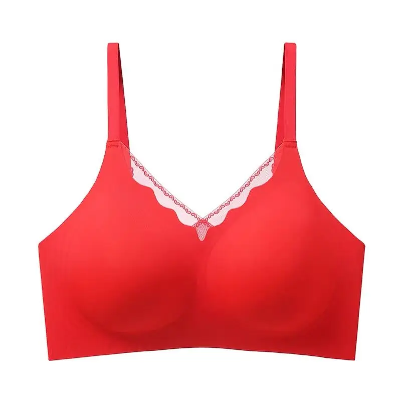 2024 New Lolita Style Summer Bras For Women Comfortable Underwear Plunge Push Up Bras M L XL XXL Thin Cup Female Lingerie