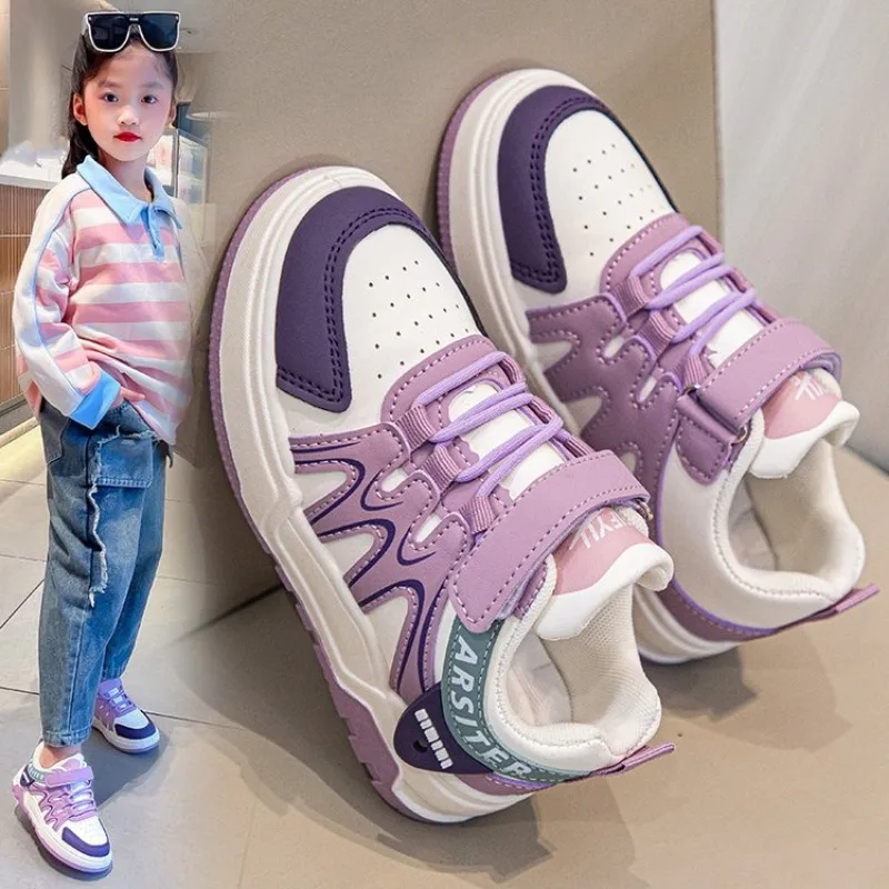 2024 Spring Autumn Kids Sport Shoes Mesh Breathable Boys Sneakers Student Girls Shoes Non-slip sneakers for boys kids