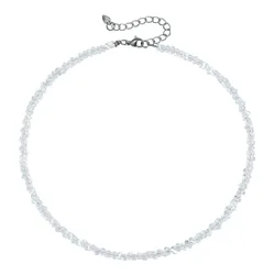 New Fashion Trend Accessories Ins Style Multi-cut Glass Crystal Fashion Simple Necklace for Women Party Jewelry