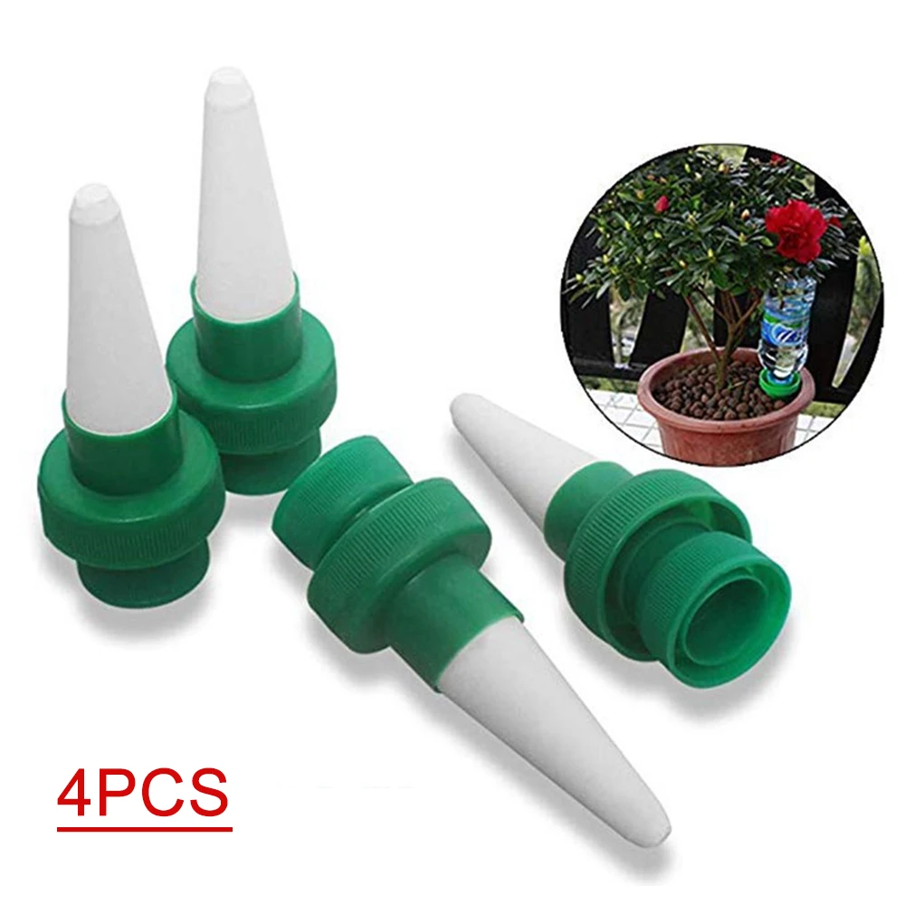 4 stücke Pflanzen bewässerungs geräte automatische Bewässerungs anlage selbst bewässernde Spikes Garten pfähle für Topfpflanzen Blumen urlaub