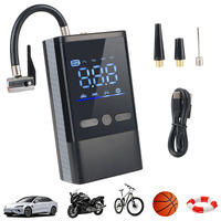 4000mAh Tire Air Pump Digital With LED Flashlight Accessories Tire Pressure Test Portable Inflator Car Air Compressor 150PSI