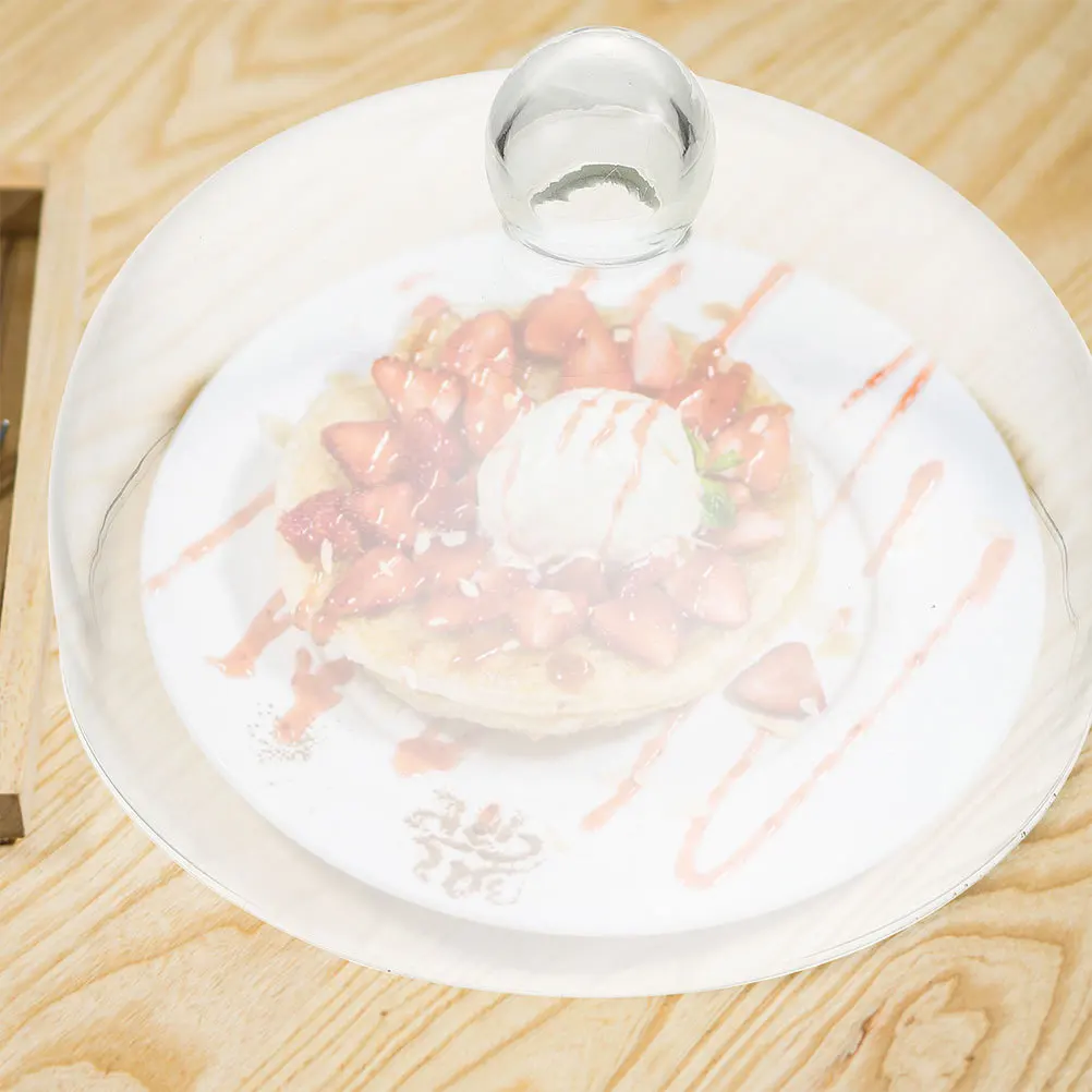 

Glass Cake Dome Clear Cake Cover Protective Dessert Display Cover for Kitchen Party Buffet Dessert Dome