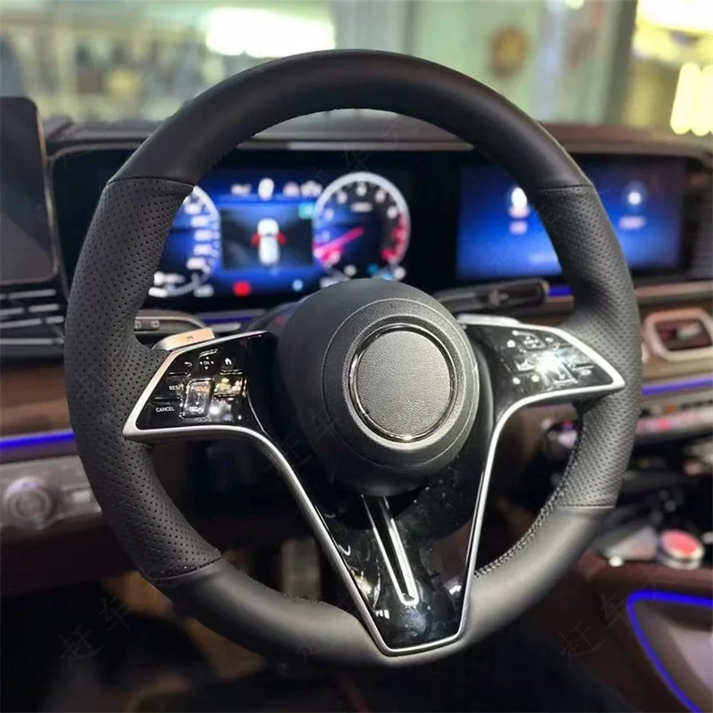 For Mercedes Benz GLC GLA GLB GLE GLS G350 G500 Edition Custom Made Auto Steering Wheel Cover Made Hand stich Accessories