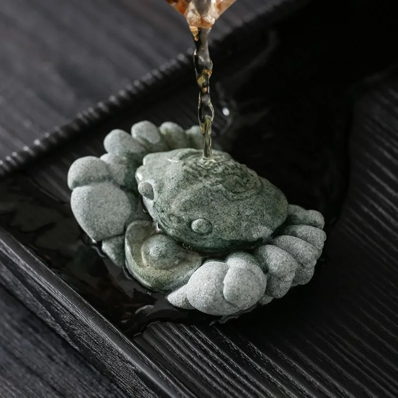 Chinese Charm Crab Thread Incense Stick Incense Holder Tea Pet Decoration Creative Fish Tank Landscape Decoration