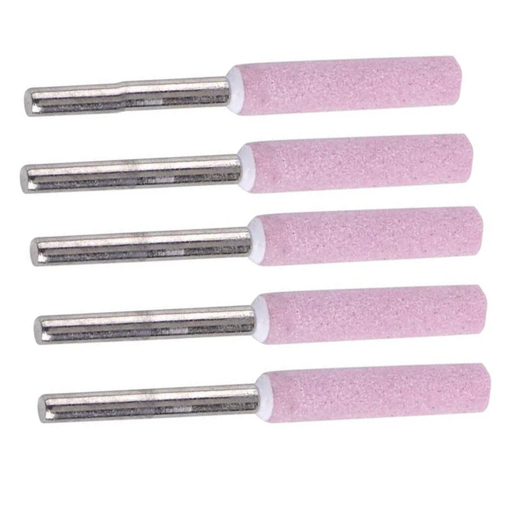 32-Piece Pink Diamond Chainsaw Sharpener With 120 Grit For Polishing, Grinding, And Rasp Tools Suitable For Metal Wood Plastic