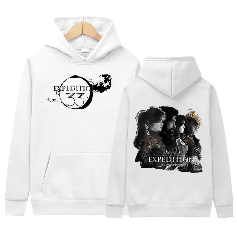 Clair Obscur Expedition 33 Game Gamer Fans Gift Hoodie Men Women Vintage Oversized Long sleeve Sweatshirt Fleece Pullover Hooded