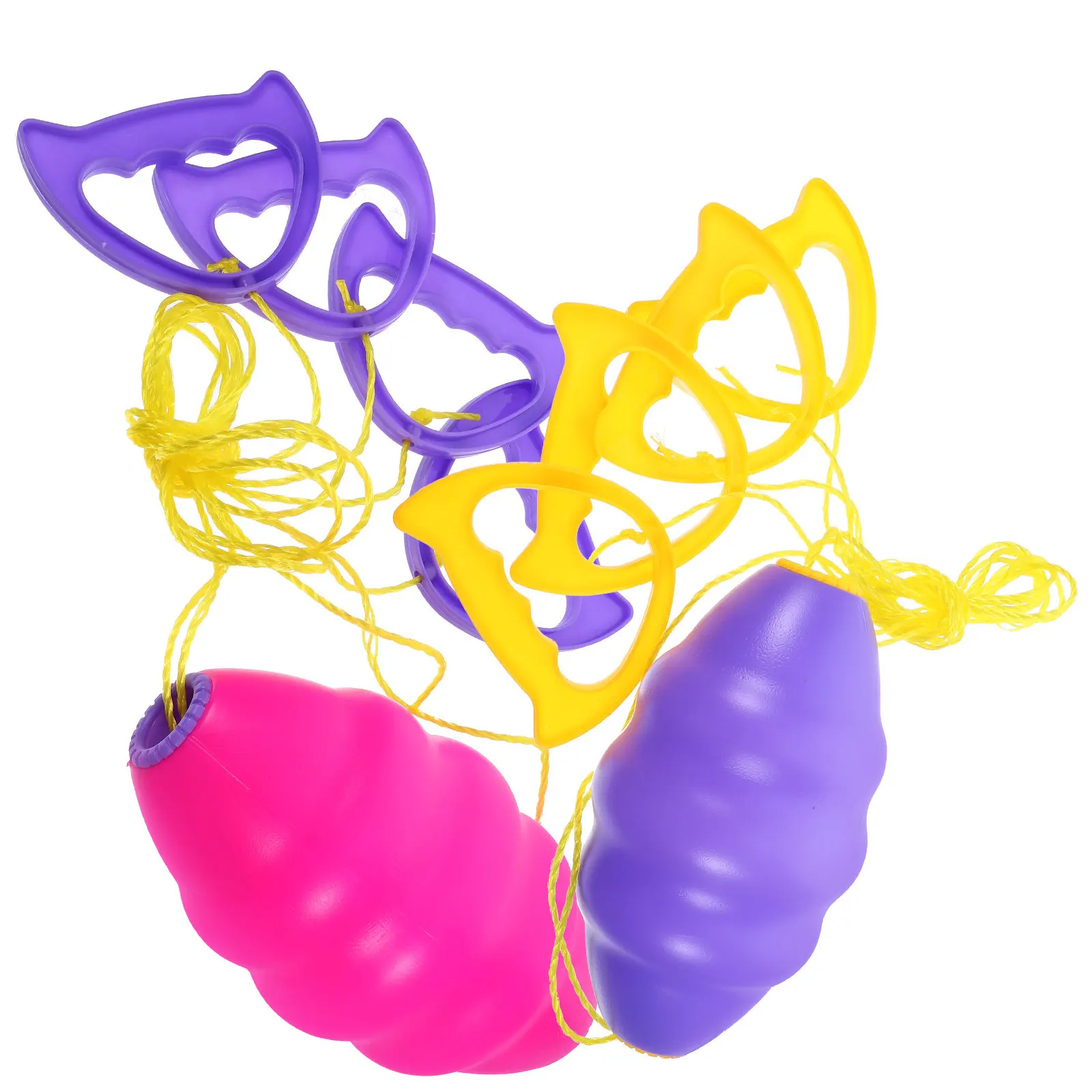 

Набор из 2 интерактивных мячей для раллийных игр, для развития координации у детей, для совместных занятий родителей и детей на улице, игрушка для двойной игры с тягой