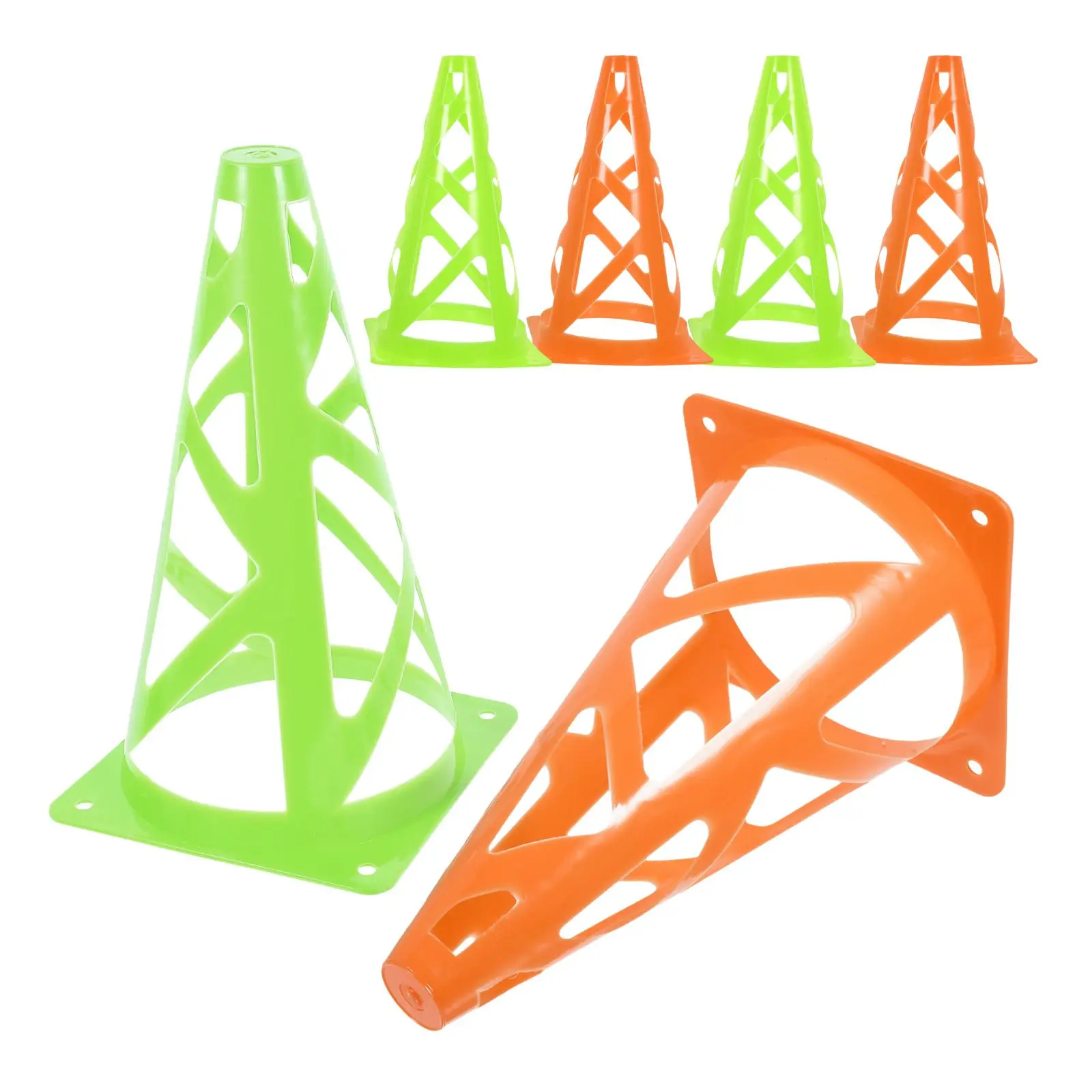 

6 Pcs Training Cones for Soccer Practice Roller Skating Markers Landmark Tool Equipment