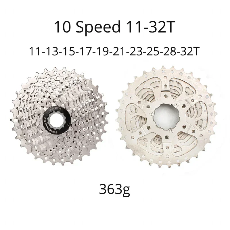 Sunshine Road Bike Cassete 10v 11/30 Steel 10 Speed Cassette Roadbike 30T HG K7 10v for Shimano Ultegra 6700 5700 4700 Sram